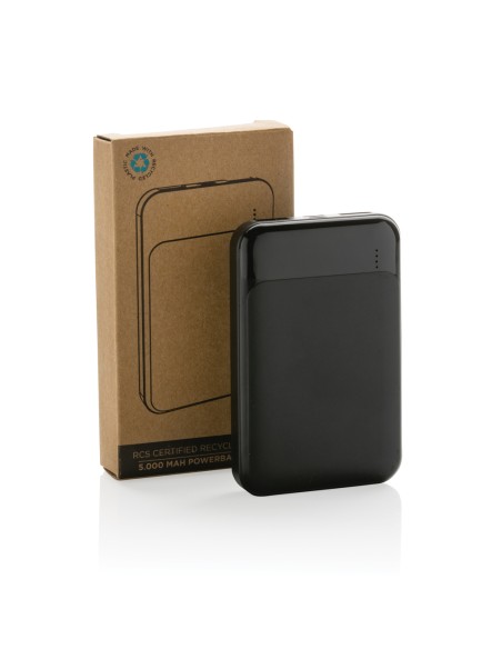 Powerbank da 5.000 mAh in plastica riciclata RCS