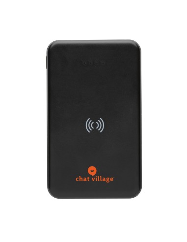 Powerbank wireless 5W da 5.000 mAh in plastica riciclata RCS