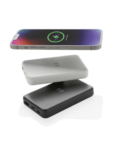 Powerbank wireless 5W da 5.000 mAh in plastica riciclata RCS