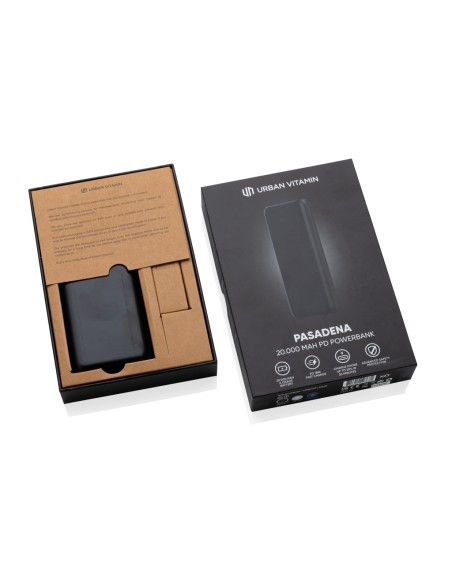 Powerbank 20.000mAh con PD Urban Vitamin Pasadena