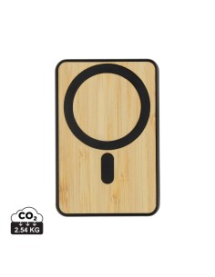 Powerbank magnetica da 5.000 mAh 5W Zen in bambù e rPlastica