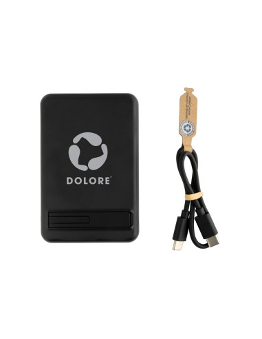 Powerbank magnetica da 5.000 mAh 5W Zen in bambù e rPlastica