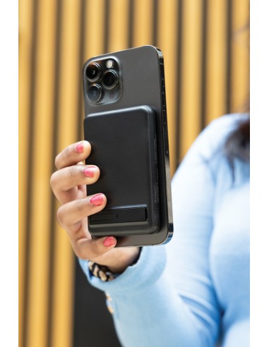 Powerbank magnetica da 5.000 mAh 5W Zen in bambù e rPlastica