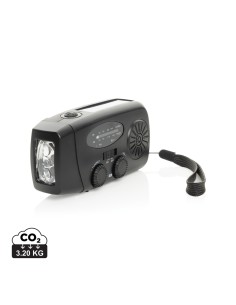 Radio d'emergenza RescueWave in plastica riciclata RCS