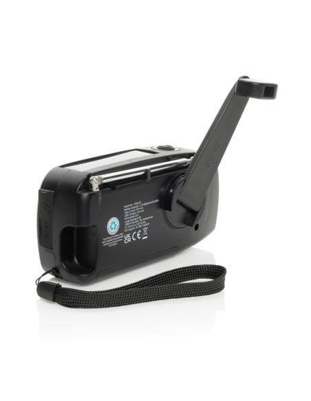 Radio d'emergenza RescueWave in plastica riciclata RCS