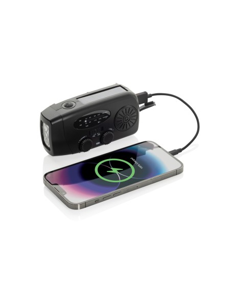 Radio d'emergenza RescueWave in plastica riciclata RCS