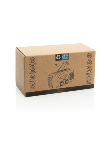 Radio d'emergenza RescueWave in plastica riciclata RCS