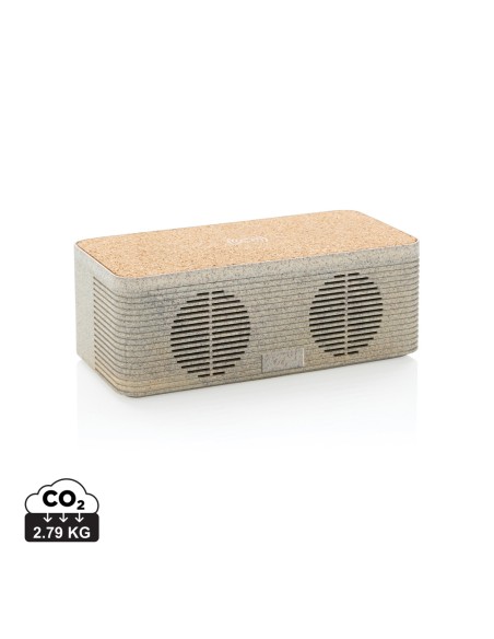 Speaker e caricatore wireless in fibra di grano