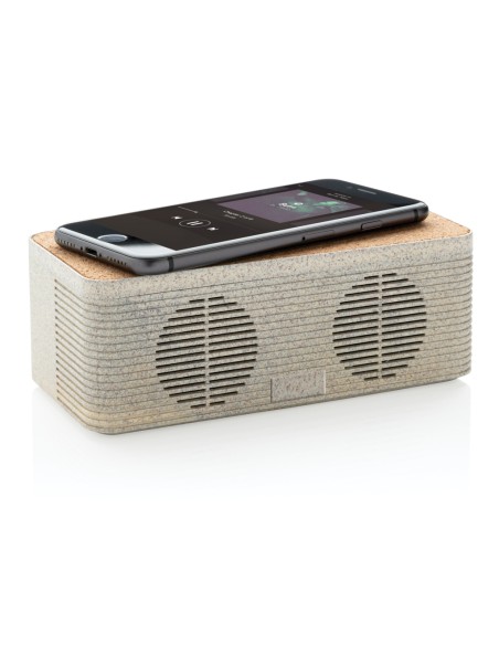 Speaker e caricatore wireless in fibra di grano