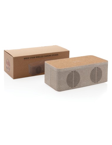 Speaker e caricatore wireless in fibra di grano