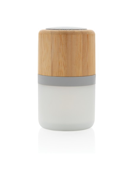 Speaker 3W in bambù con luce