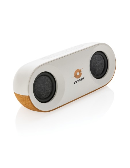 Speaker 10W Oregon in plastica riciclata RCS e sughero