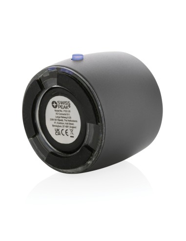 Speaker bass Swiss Peak da 3W in alluminio riciclato RCS