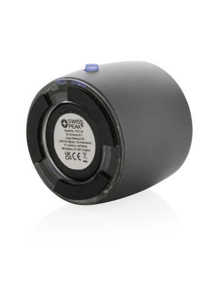 Speaker bass Swiss Peak da 3W in alluminio riciclato RCS