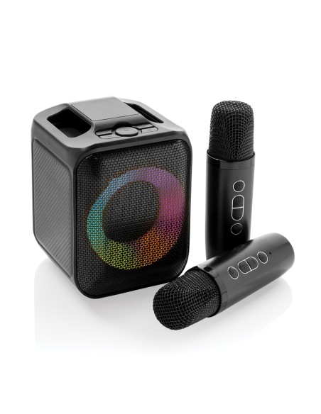 Karaoke con doppio microfono Singvibe in plastica RCS