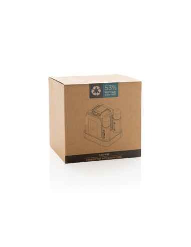 Karaoke con doppio microfono Singvibe in plastica RCS