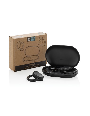 Auricolari Fitsound TWS open ear in plastica riciclata RCS