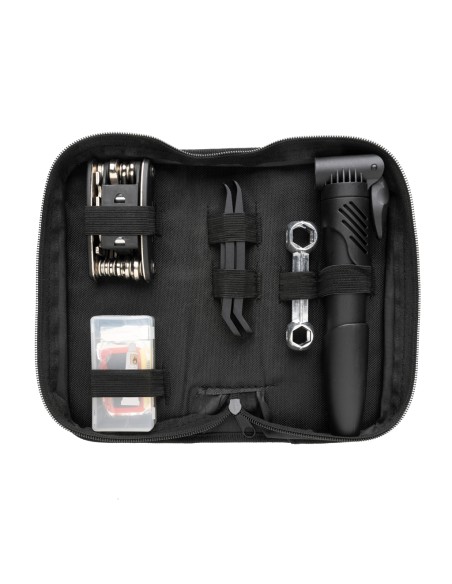 Kit riparazione per bicicletta 17 pezzi