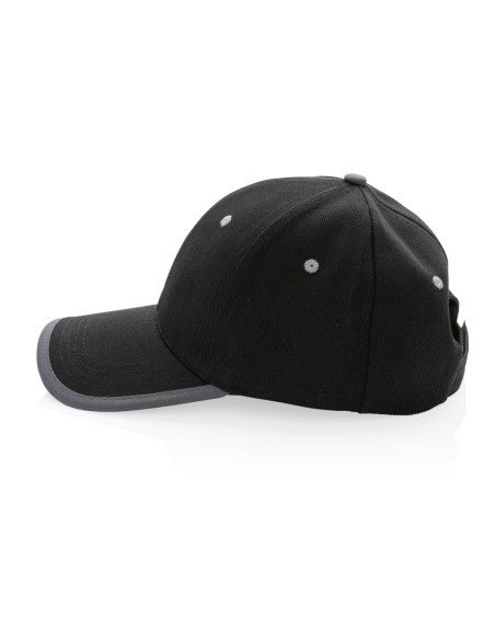 Cappellino contrast 6 pannelli in rCotone Impact AWARE™ 280g