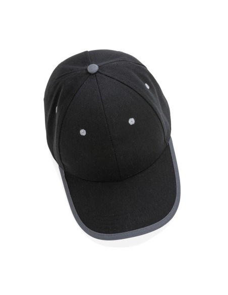Cappellino contrast 6 pannelli in rCotone Impact AWARE™ 280g