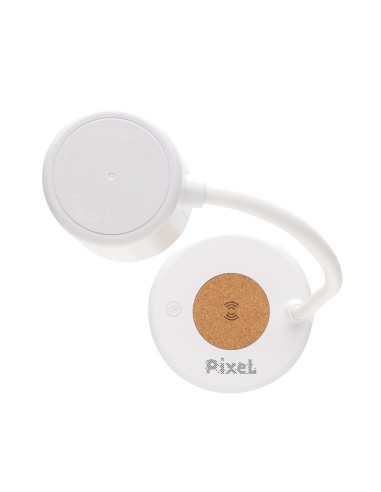 Lampada Zanara con caricatore wireless 15W in plastica RCS