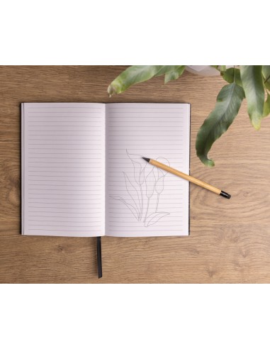 Penna infinity in bambù con gomma