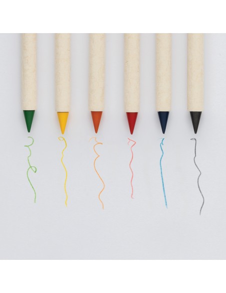 Set 6 pezzi di matite colorate Micki GRS infinity