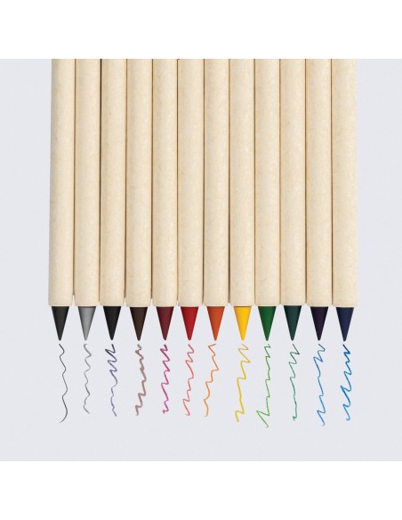 Set di 12  matite colorate infinity Micki GRS