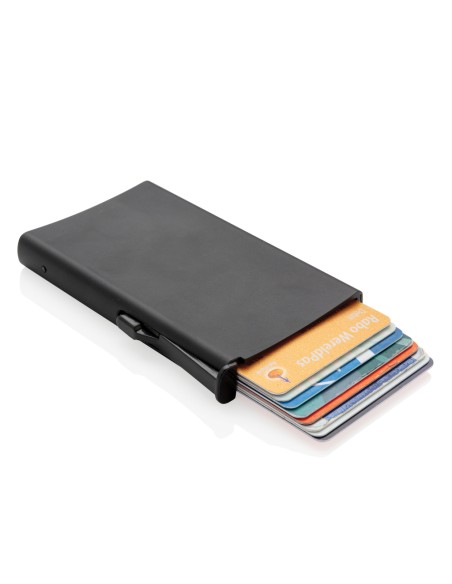 Porta carte standard RFID in alluminio