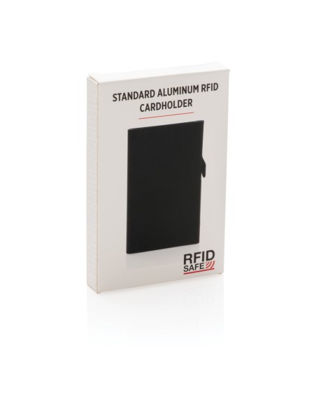 Porta carte standard RFID in alluminio