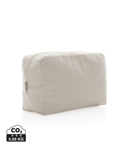 Beauty case in canvas riciclato 285 gm2 non tinto Impact Awa