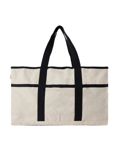 Borsa spiaggia VINGA Volonne in tela riciclata AWARE™