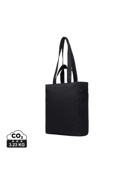 Shopper con cerniera VINGA Hilo in rCotone canvas