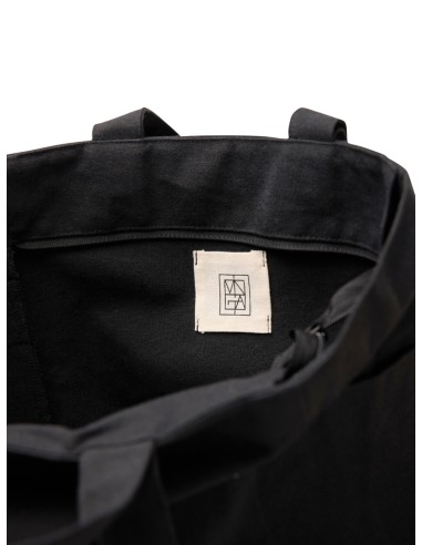 Shopper con cerniera VINGA Hilo in rCotone canvas