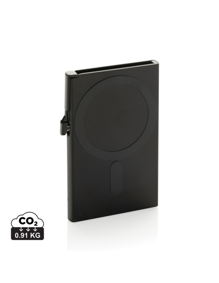 Porta carte magnetico RFID in alluminio per smartphone
