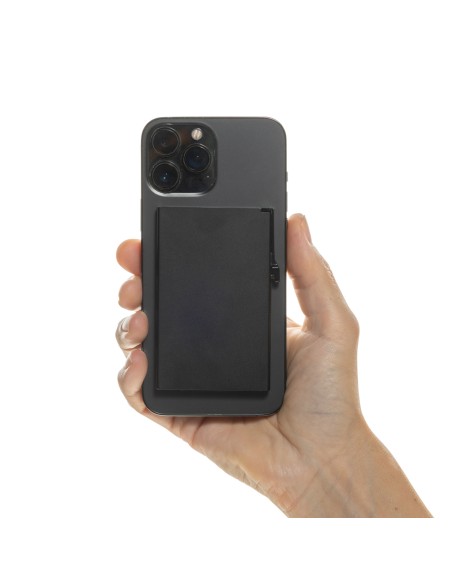Porta carte magnetico RFID in alluminio per smartphone