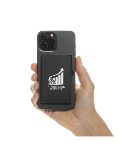 Porta carte magnetico RFID in alluminio per smartphone