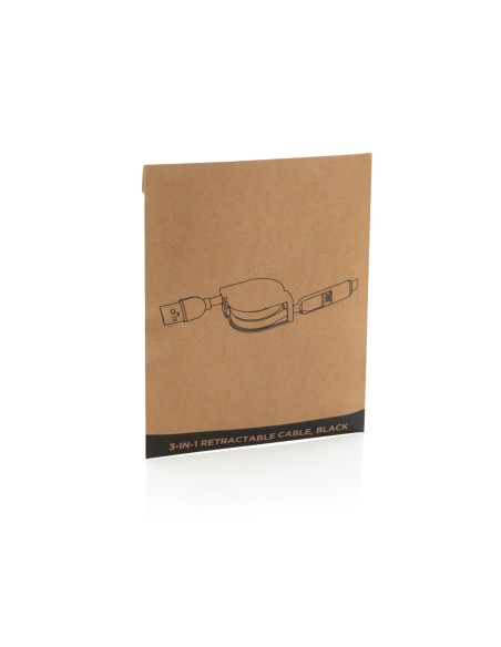 Cavo retrattile 3 in 1