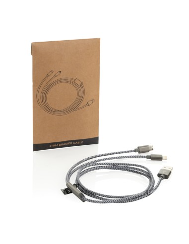 Cavo intrecciato 3 in 1