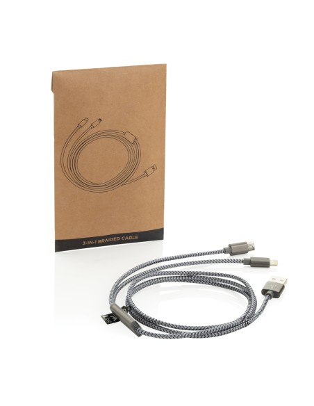 Cavo intrecciato 3 in 1