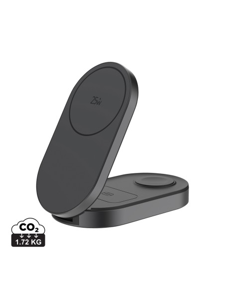 Caricatore wireless pieghevole ultra veloce Quantum 3in1