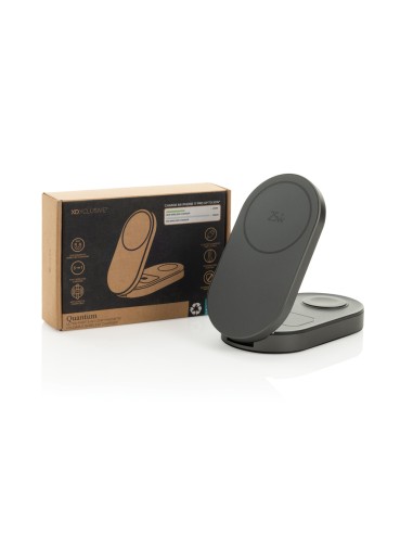 Caricatore wireless pieghevole ultra veloce Quantum 3in1
