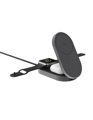 Caricatore wireless pieghevole ultra veloce Quantum 3in1