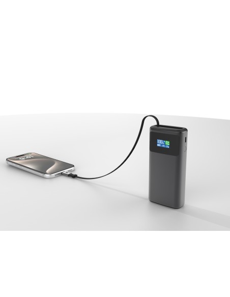 Powerbank 10000 mAh Quantum PD 45W RCS con schermo