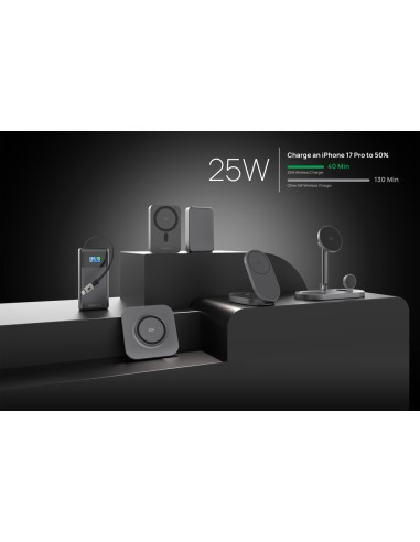 Caricatore wireless magnetico ultra veloce Quantum 25W