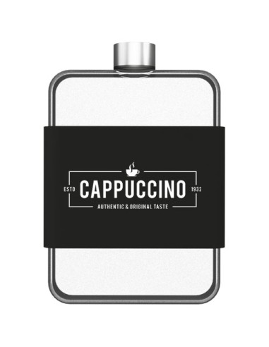 Borraccia con custodia in silicone da 450 ml piatta in Tritan SCX.design D20