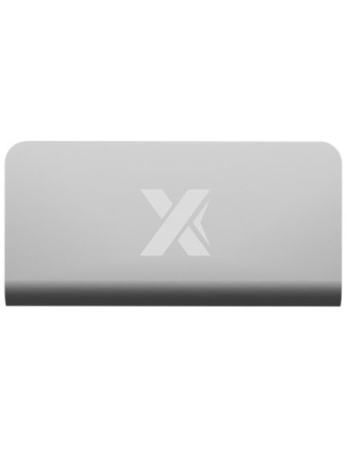 Borraccia con custodia in silicone da 450 ml piatta in Tritan SCX.design D20