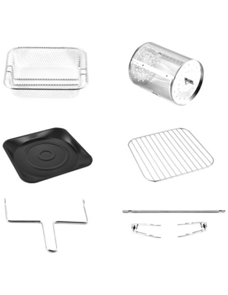 Friggitrice ad aria da 12 litri Prixton Cook Organics Pro 