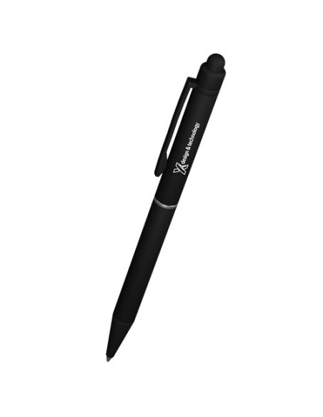 Penna a sfera in materiale antibatterico con logo luminoso SCX.design B10 