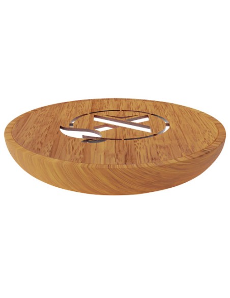 Stazione di ricarica wireless da 10 W con logo luminoso SCX.design W23